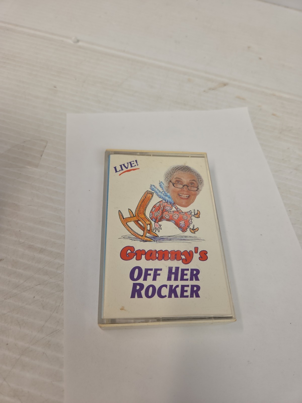 “Granny’s Off Her Rocker” Cassette Tape - Dorothy Stager - Comedy/Live -Vintage