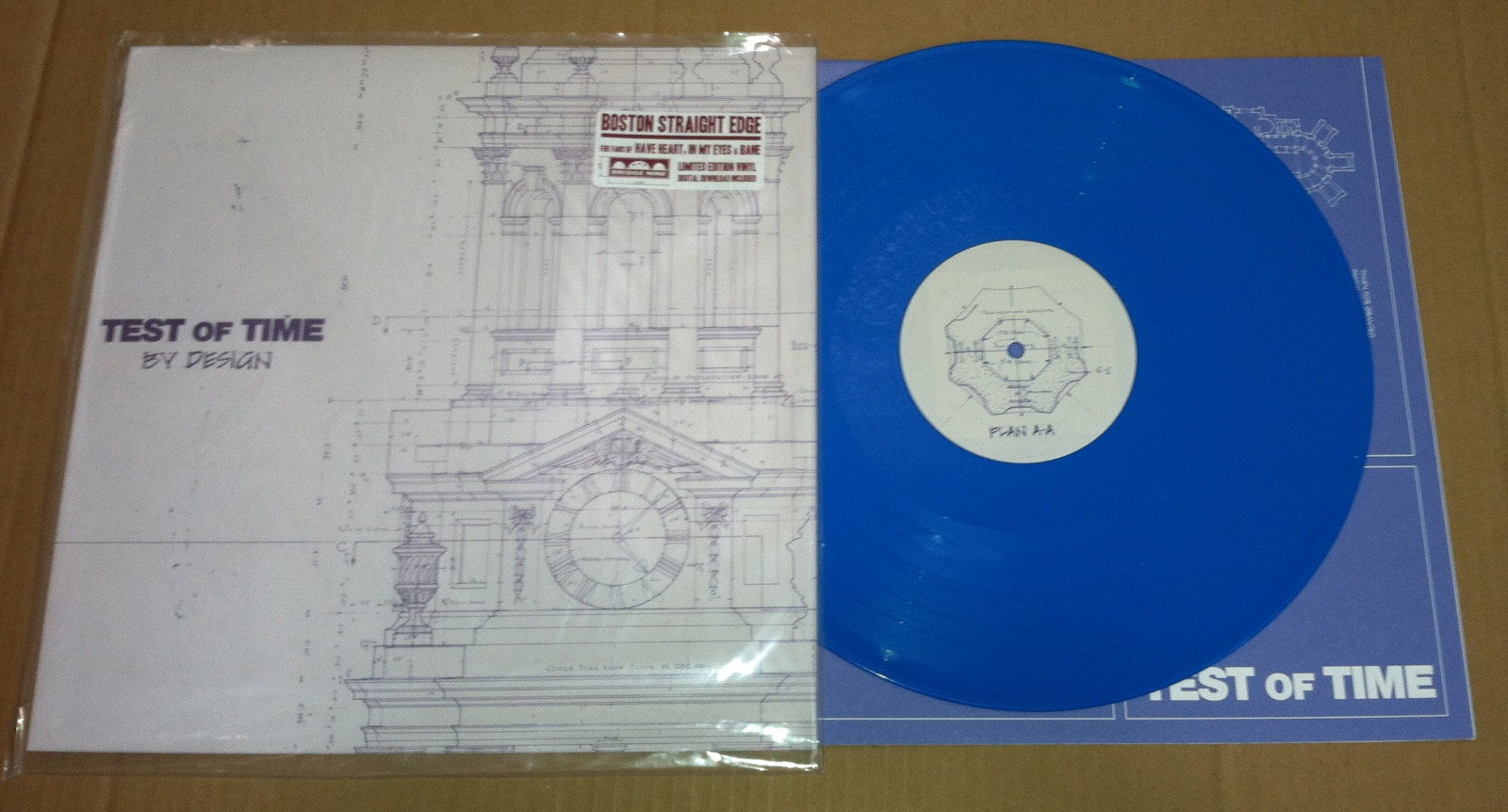 TEST OF TIME by Design LIMITED EDITION BLUE Vinyl LP NEW MINT 2014 USA Seller