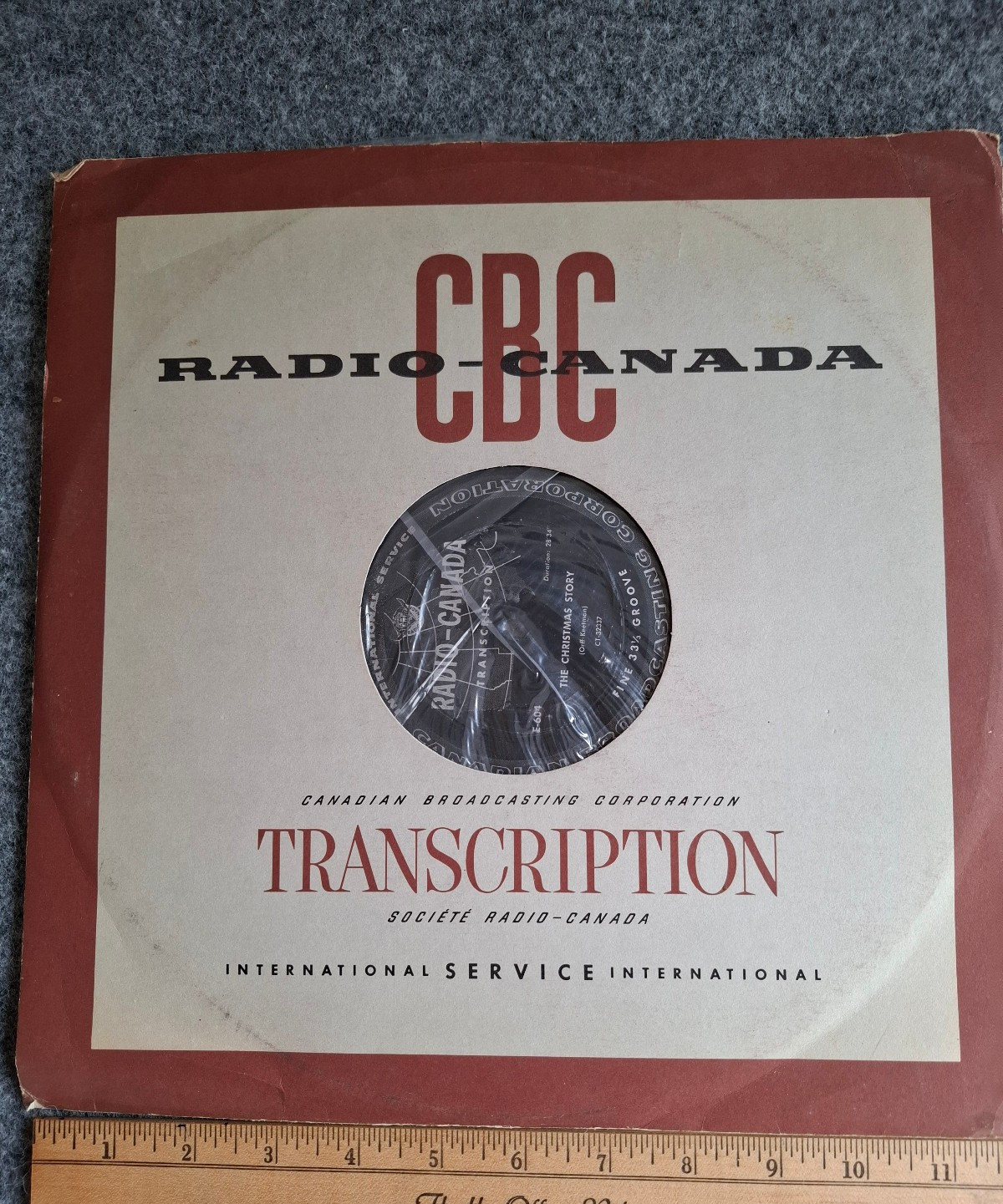Radio Canada LP -  The Christmas Story - Mega Rare - Near Mint LP - 33-1/3 - 12\