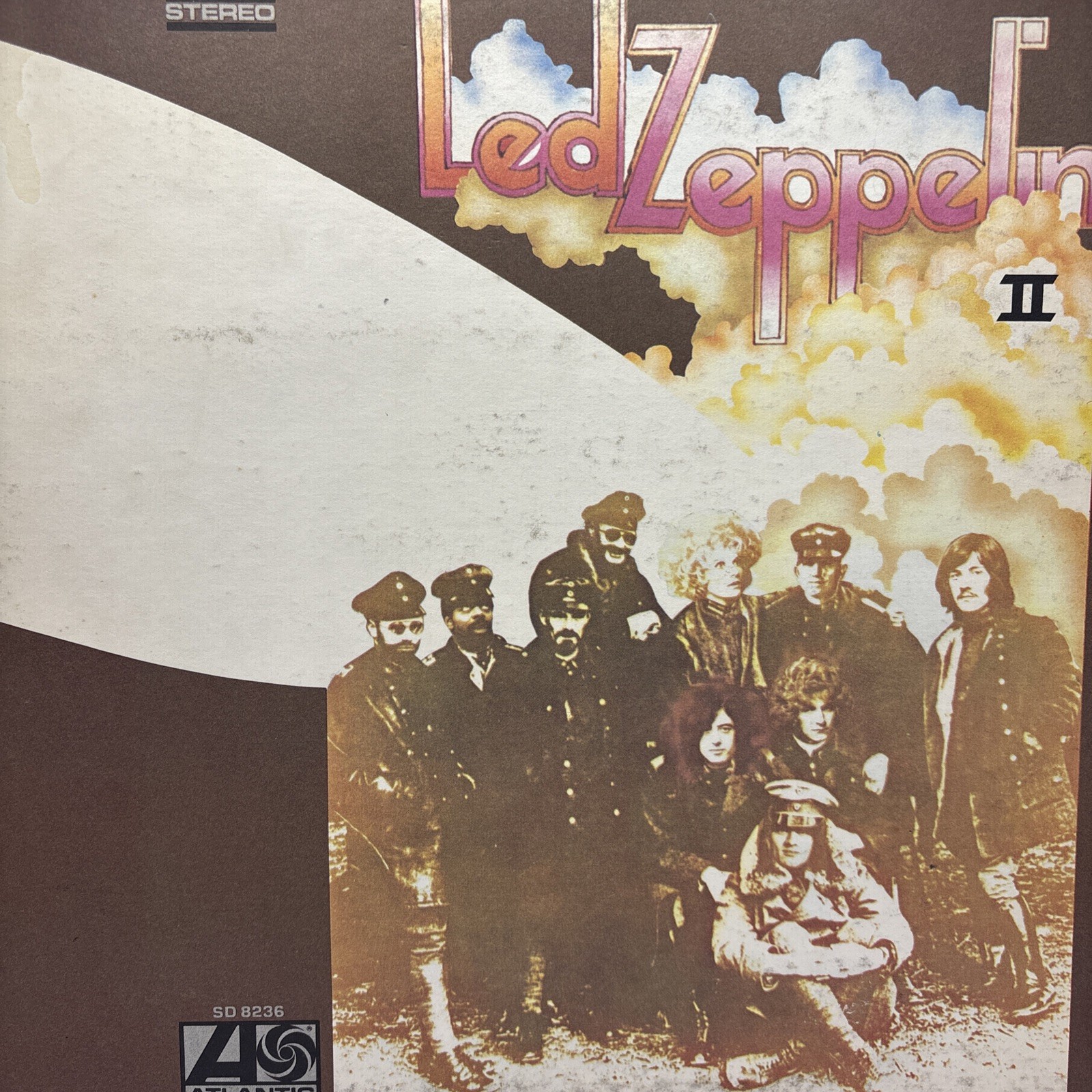 Led Zeppelin – Led Zeppelin II VG/VG+ Vinyl 1969 RL SS HOT MIX TereHauteGatefold