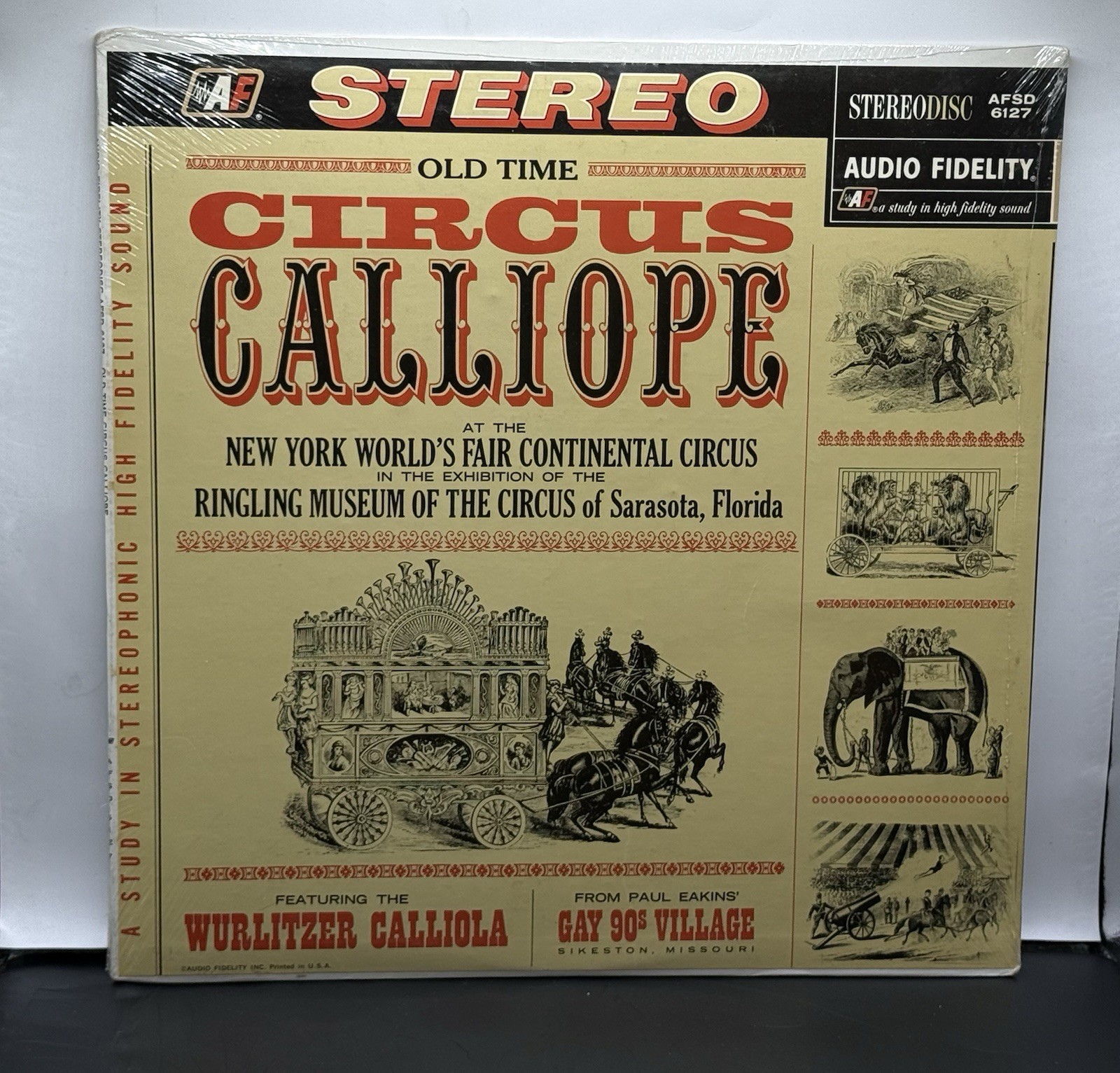 Old Time Circus Calliope Vinyl LP Sealed Paul Eakins Audio Fidelity AFSD 6127