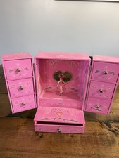 Vintage Lucy Locket Princess Secrets Ballerina Music Jewelry Box picture