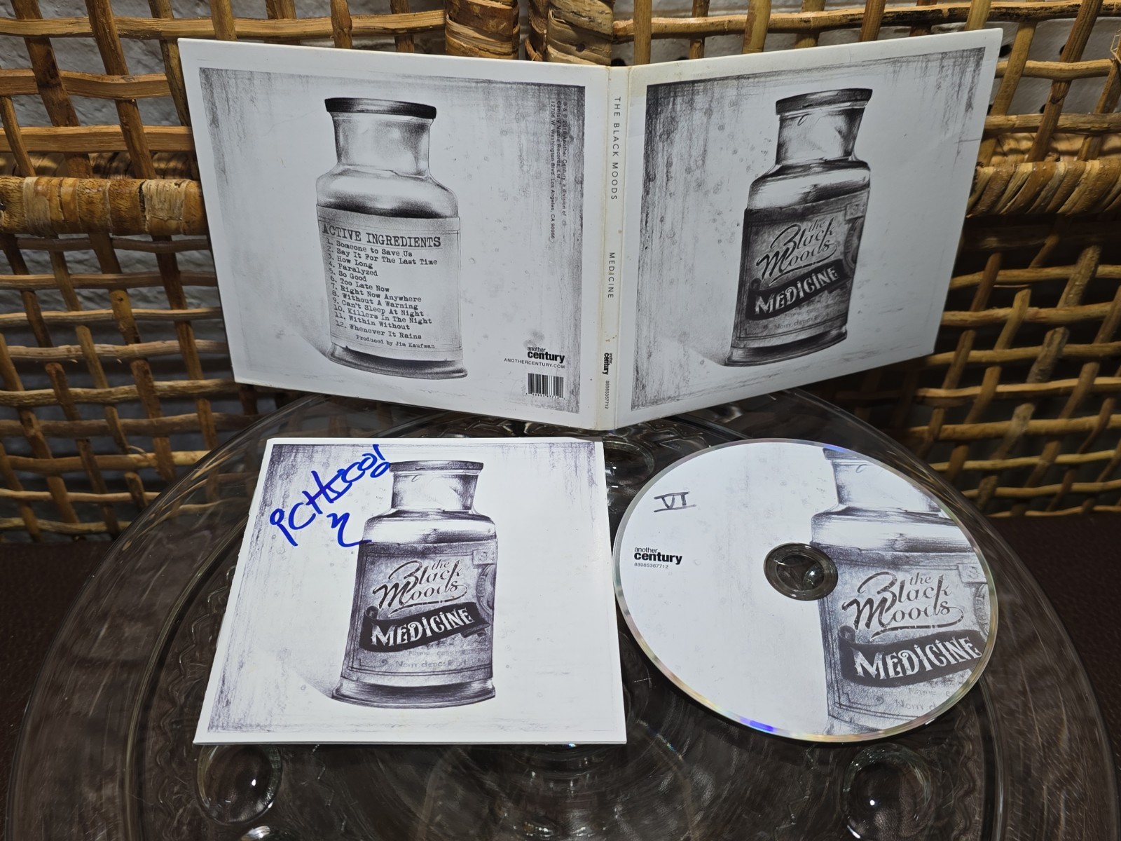 The Black Moods - Medicine (2016) CD Great Condition -Signed Chico Diaz Drummer