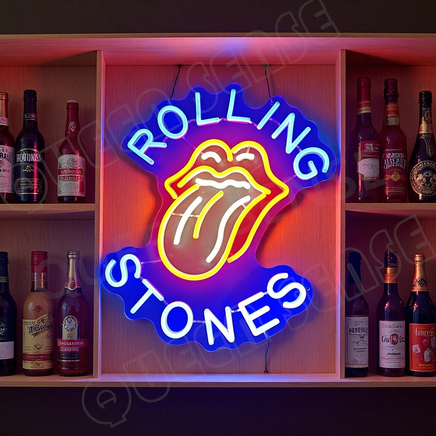 Rolling Stones LED Neon Sign With Dimmer USB Powered Light Visual 20