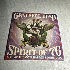 Grateful Dead Spirit Of '76 Live At The Cow Palace Bonus Disc CD Sleeve picture