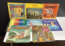 Vintage Walt Disney Disneyland Vinyl LP Record Lot of 8 Bambi Dumbo Peter P picture