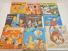 Vintage Vinyl Records Children's Stories & Nursery Rhymes - Lot of 9 picture