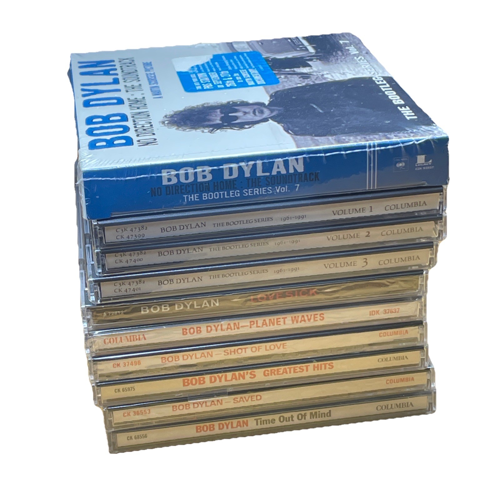 10 Bob Dylan CDs Lot Sealed Columbia Collection No Direction Home + Vol 1-3