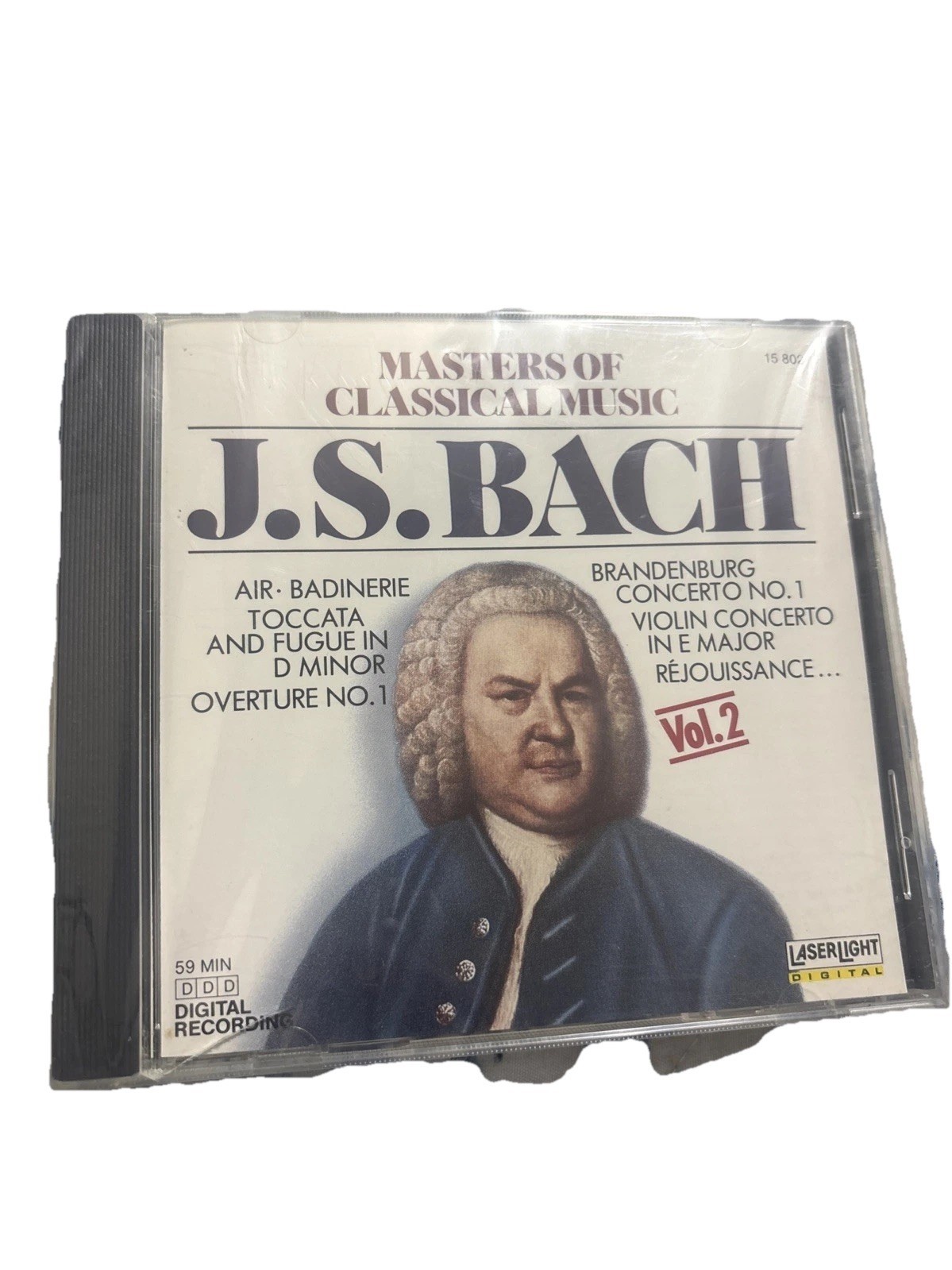 Masters of Classical Music Vol 2 JS Bach CD Air on the G String Badinerie