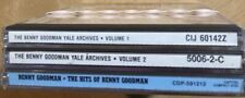 Benny Goodman lot of 3 CDs, Vol. 1 and 2 from Yale Univ. + Hits             #461 picture