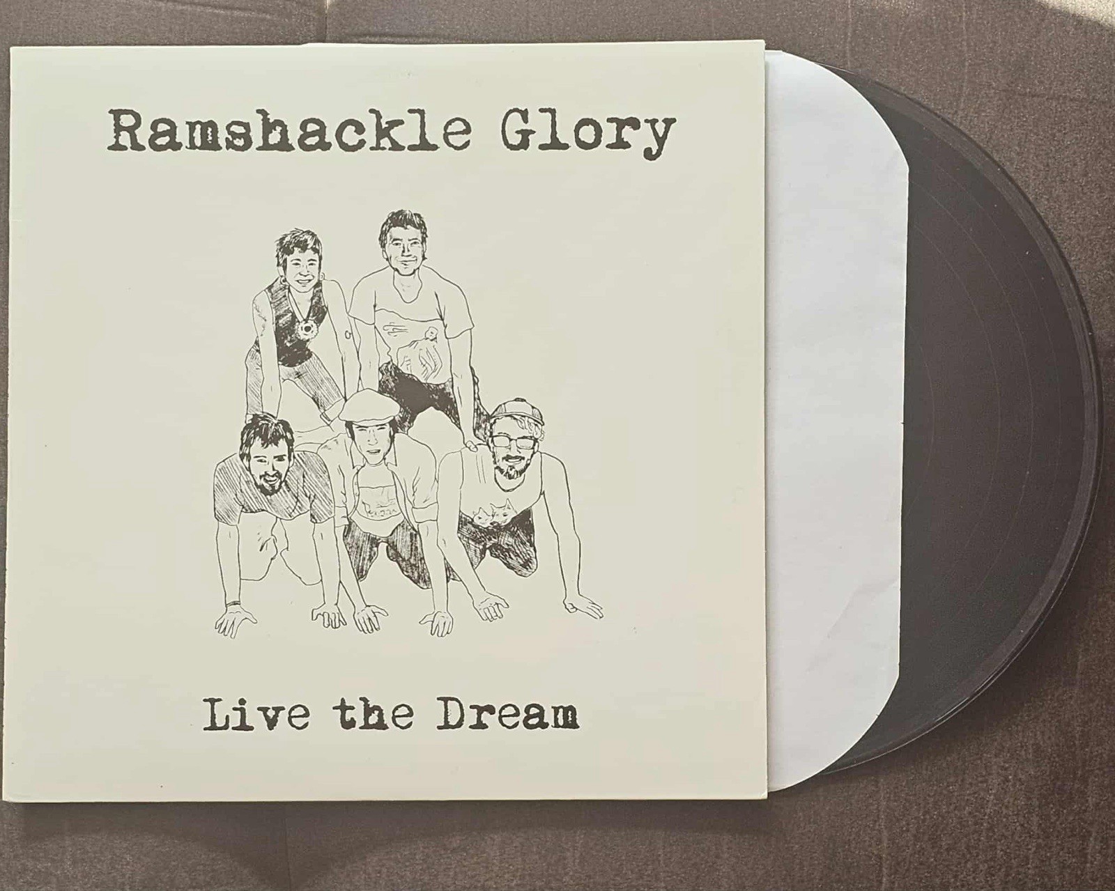 Ramshackle Glory Live the Dream vinyl LP record Rare Out of print 1st press