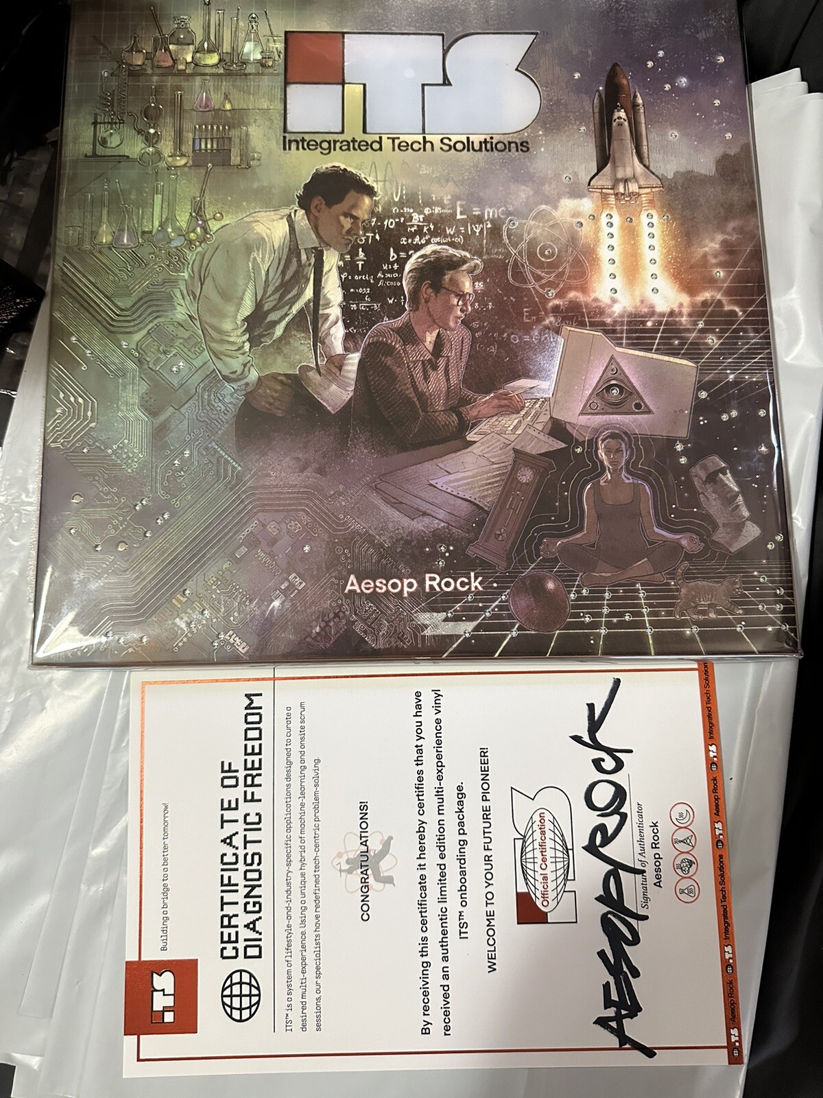AESOP ROCK Integrated Tech Solutions Orange Multi-Experience Vinyl [SHIPS NOW]