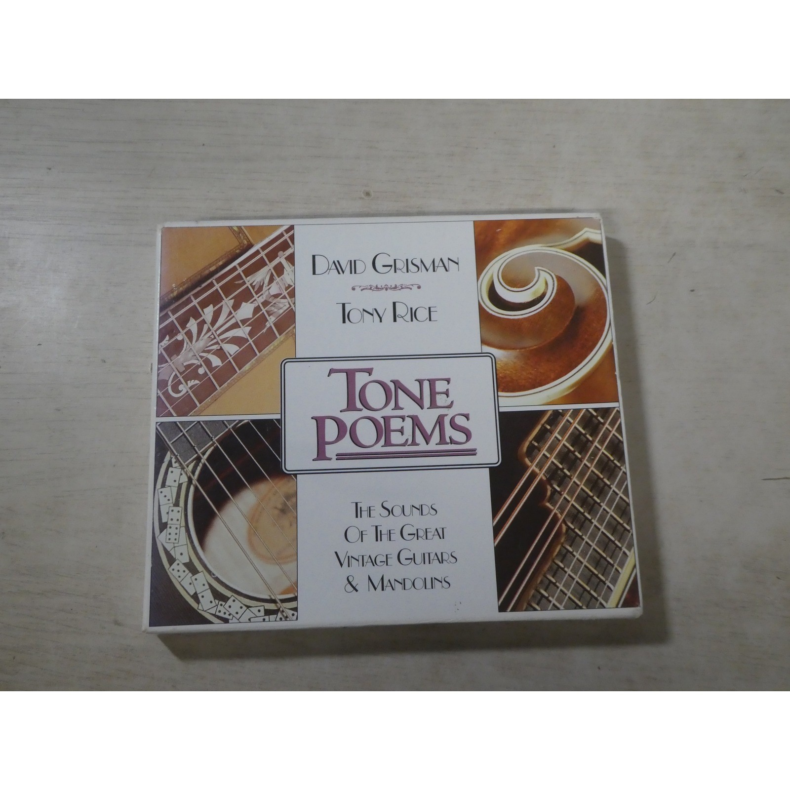 David Grisman Tony Rice Tone Poems CD Vintage Guitars Mandolins Acoustic Disc