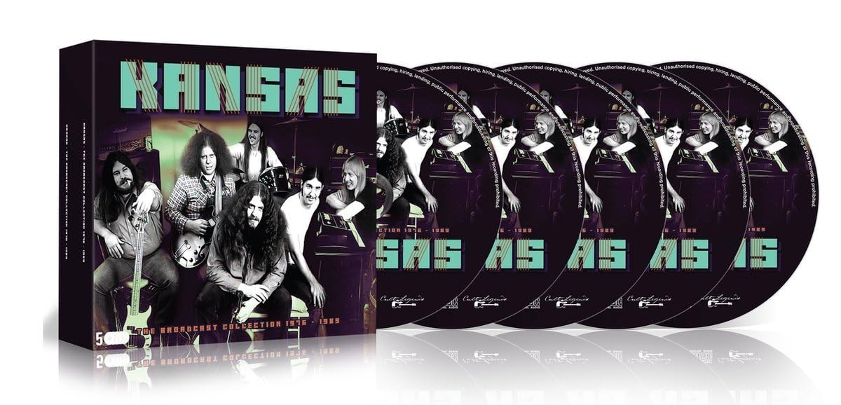 Kansas – The Broadcast Collection 1976 - 1989 5 CD Box Set