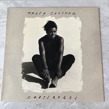 Vintage 1989 TRACY CHAPMAN Crossroads VG+ Vinyl Record picture