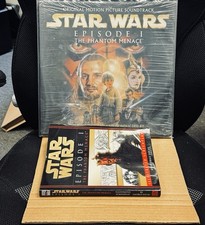 Star Wars The Phantom Menace OMP Soundtrack SIGNED KENNY BAKER W/Free Book picture