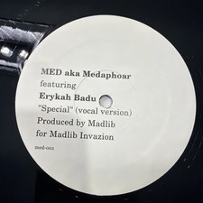 MED aka Medaphor Feat Erykah Badu - “Special” - 12” Single - EX -RARE PROMO 2004 picture