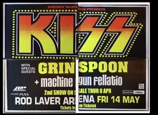 KISS/GRINSPOON 2004 Melbourne Concert MASSIVE BILLBOARD POSTER 150 x 200 CMS picture