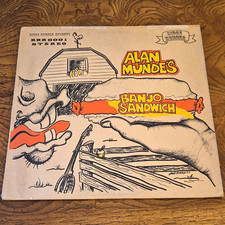 Alan Munde Banjo Sandwich Black Vinyl LP Stereo Ridge Runner RRR 0001 1975 12