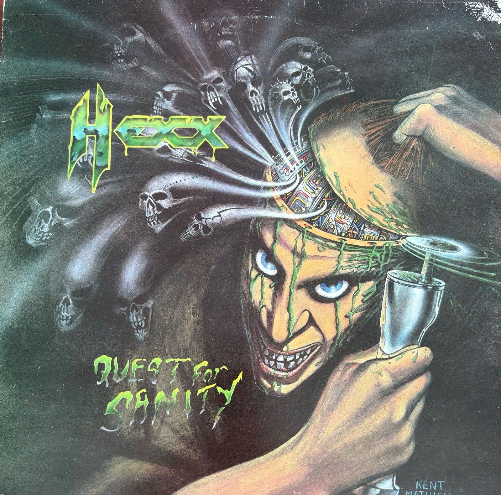 HEXX - Quest For Sanity VINYL EP Mini LP 1988 Under One Flag Exc Cond DB1