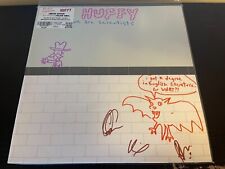 We Are Scientists Huffy Signed Custom Doodled Colored Vinyl LP (Bat & Man) picture