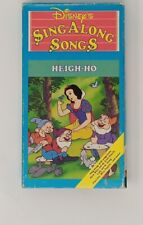 Disney Sing Along Songs Vintage VHS Tapes Veteran Owned YOUR CHOICE $3.00 EACH picture