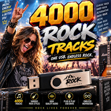 4000 Rock Tracks USB Drive – Ultimate Rock Music Collection – Classic & More picture