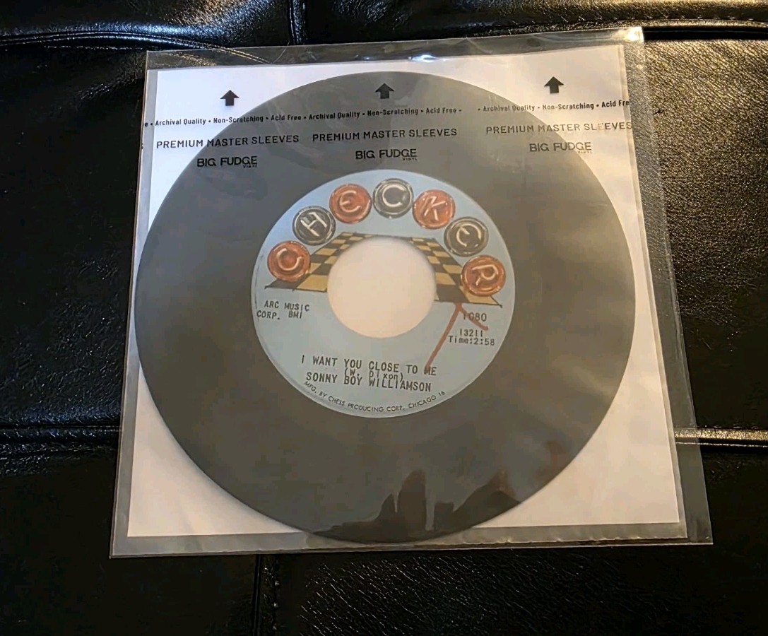 Listen - Sonny Boy Williamson - Checker Label 45 RPM - I Want You Close To Me