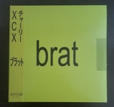 Charli XCX – Brat Vinyl Record  - JAPANESE Obi /200 BLACK ICE RARE Big Love OBI picture