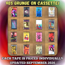 BUILD UR OWN CASSETTE LOT ALL TAPES PRICED $5 AND UP 90s GRUNGE ALT PUNK HITS picture