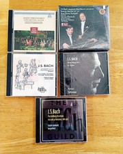 All Bach CDs New Sealed Harnoncourt, Gustav Leonhardt, Feltsman, Rampal, Pinnock picture
