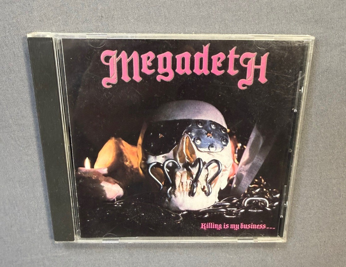 Vintage 1985 Combat CD Megadeth Killing Is My Business And Business Is Good RARE