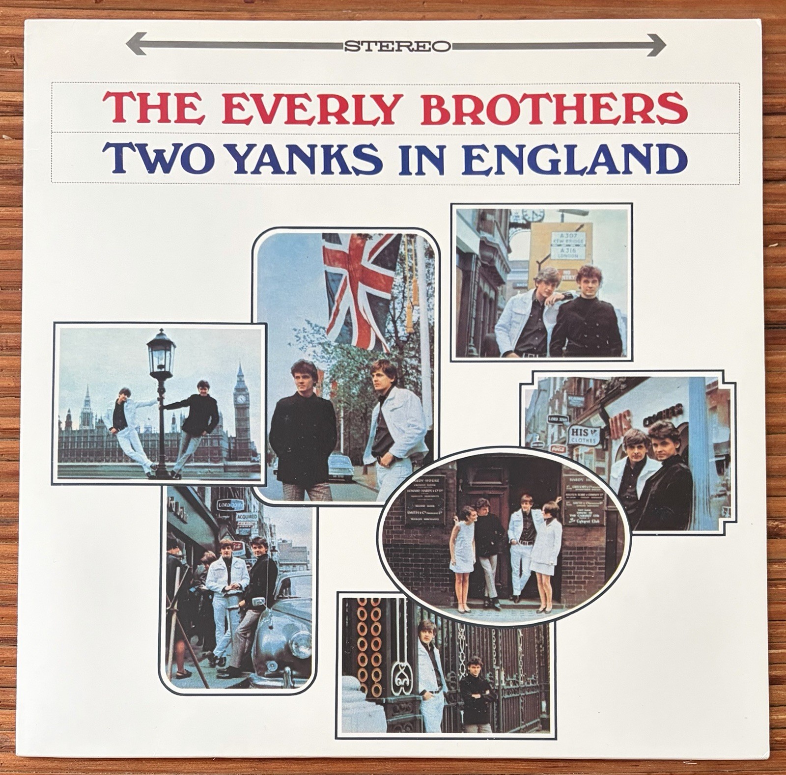 The Everly Brothers Two Yanks In England 1989 UK Reissue Vinyl LP VG+/VG+