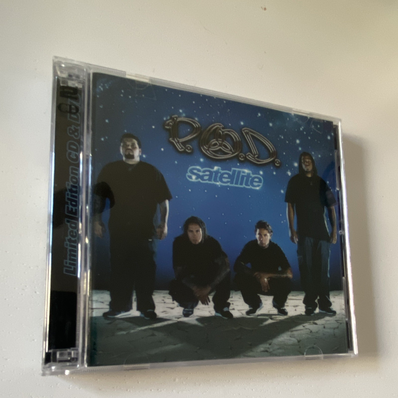 P.O.D. - Satellite 2001 Atlantic Rock Limited Edition CD Album w/ Bonus DVD