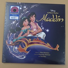 ALADDIN - Disney Soundtrack Record Exclusive Violet Color Vinyl New Sealed LP picture