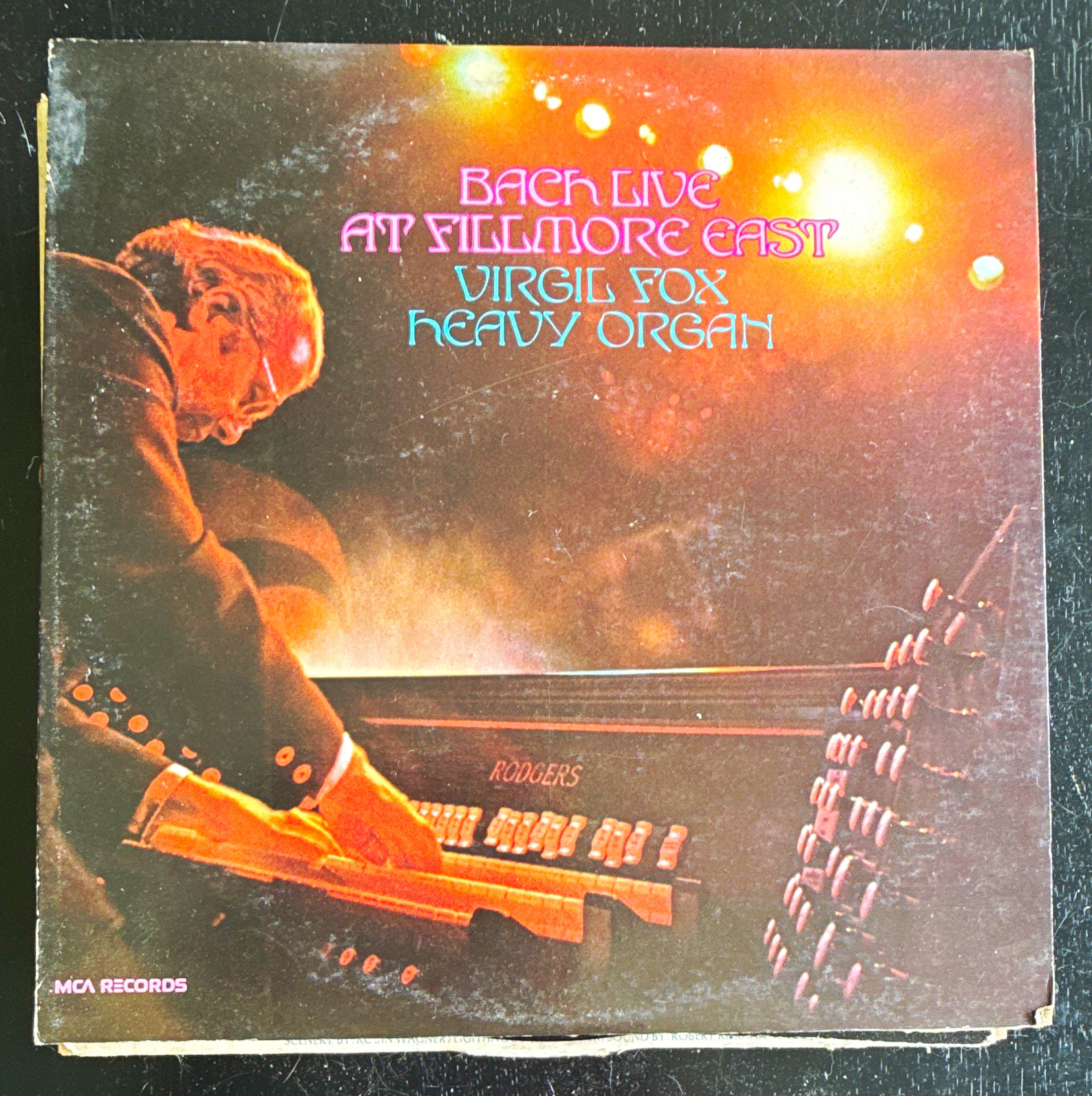 Virgil Fox Bach Live at Fillmore East Live 1980 Vinyl LP MCA Records MCA-28
