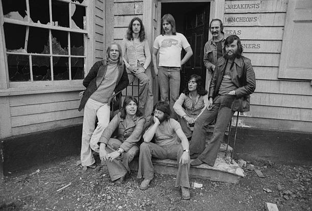 Keyboard Player Composer Rick Wakeman With His Group The Rock Ense- Old Photo 1