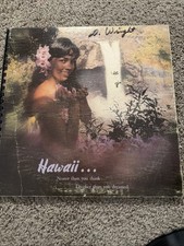 Hawaii Nearer Than You Think Vintage Souvenir Photo Book & Vinyl LP Record Album picture