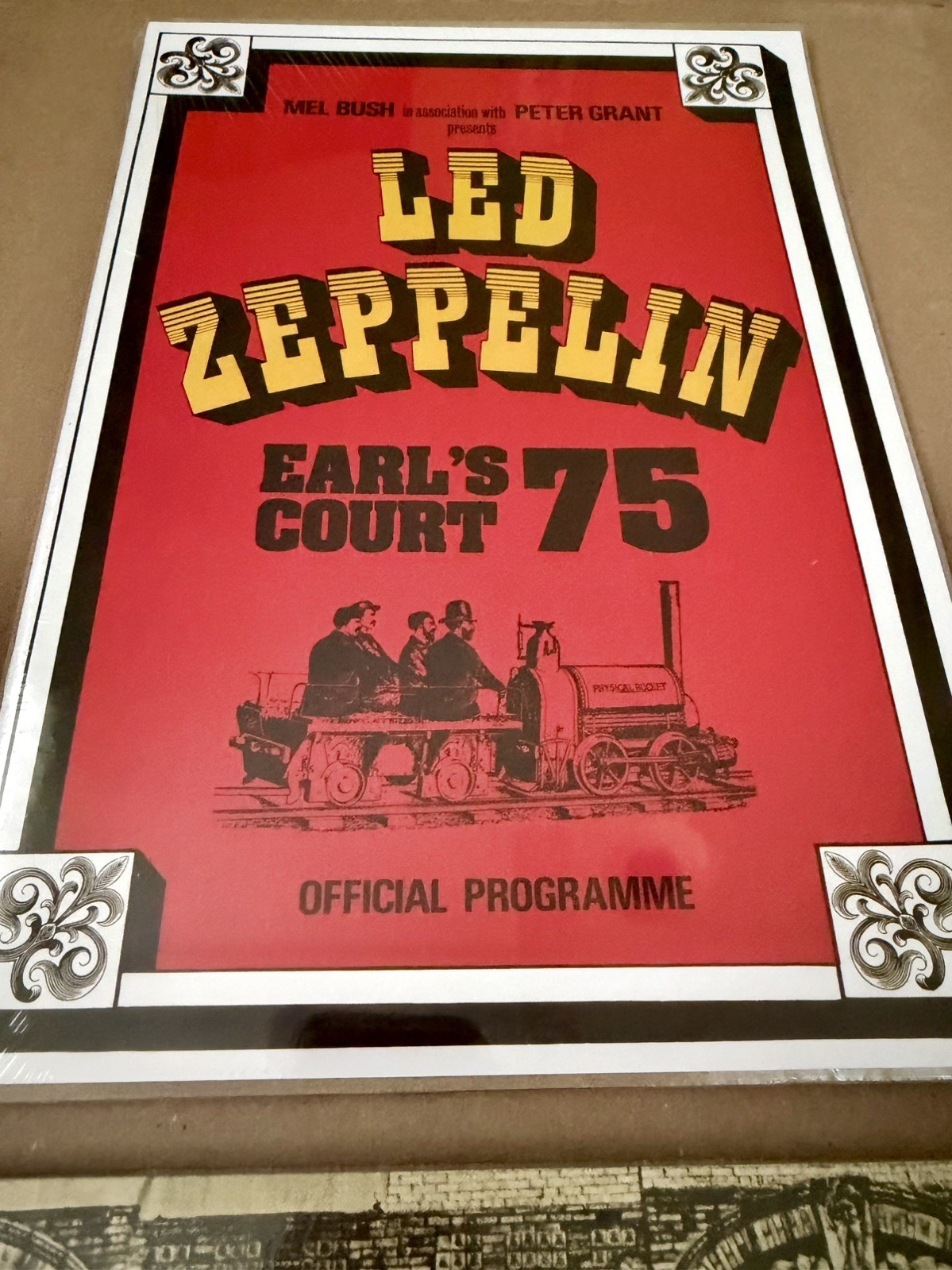 Led Zeppelin - Physical Graffiti -50th Anniv 3LP Poster Earl\'s Court Program NEW
