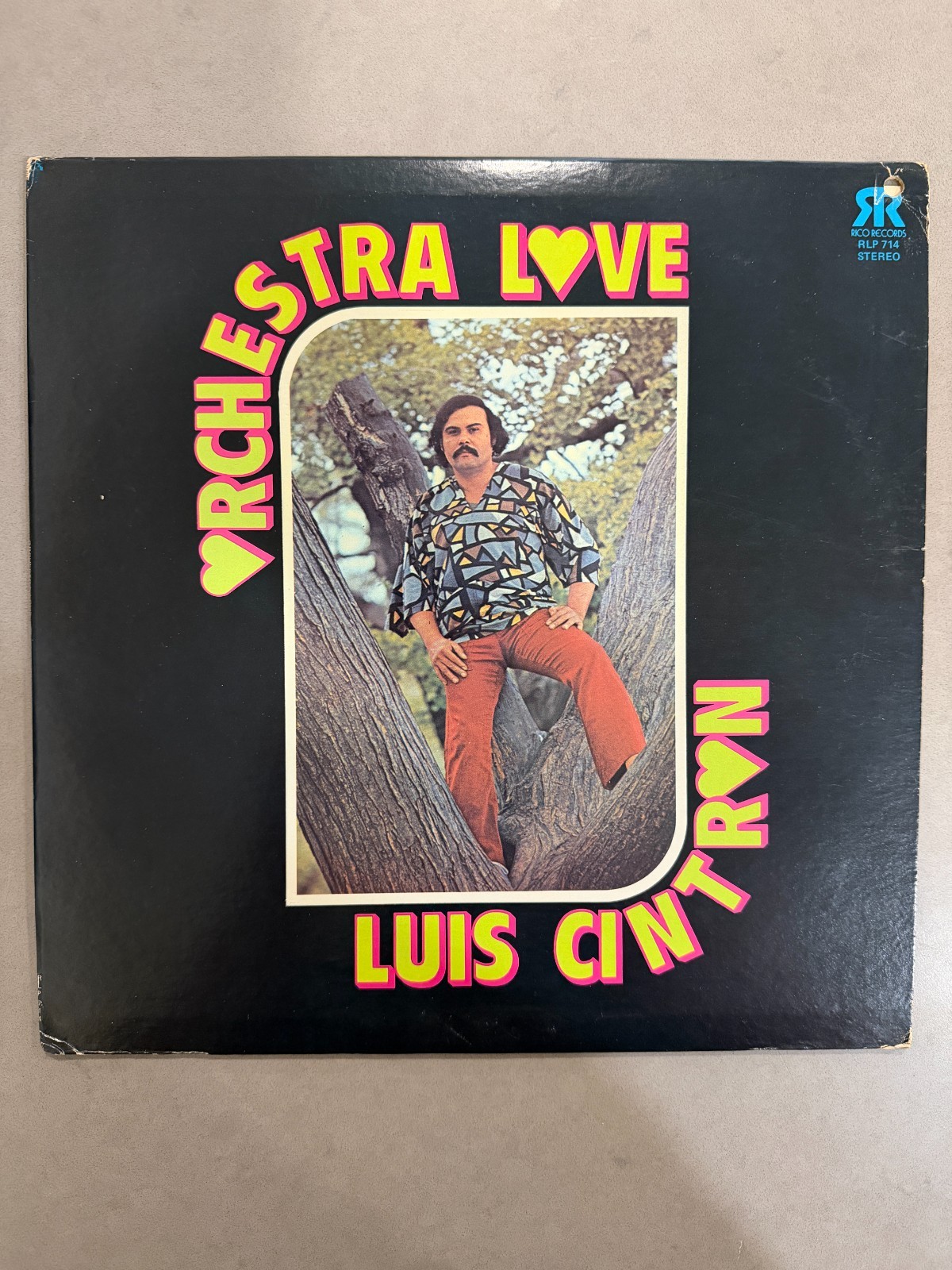 Luis Cintron - Orchestra Love RARE 1ST PRESS 1973 LATIN SALSA PLAYTESTED VG+/VG+