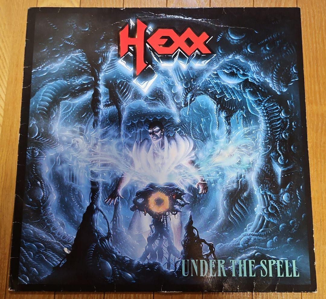 Hexx Under The Spell LP Vinyl Record Slightly Worn Power Metal Collectible