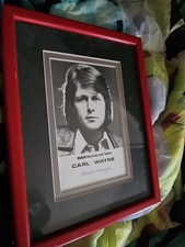 Carl Wayne ( The Move) Signed Promo Card Im Frame Rca Records picture