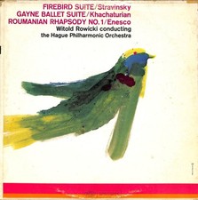 Stravinsky Khachaturian Enesco – Firebird Suite LP Record 1961 Epic Mono picture
