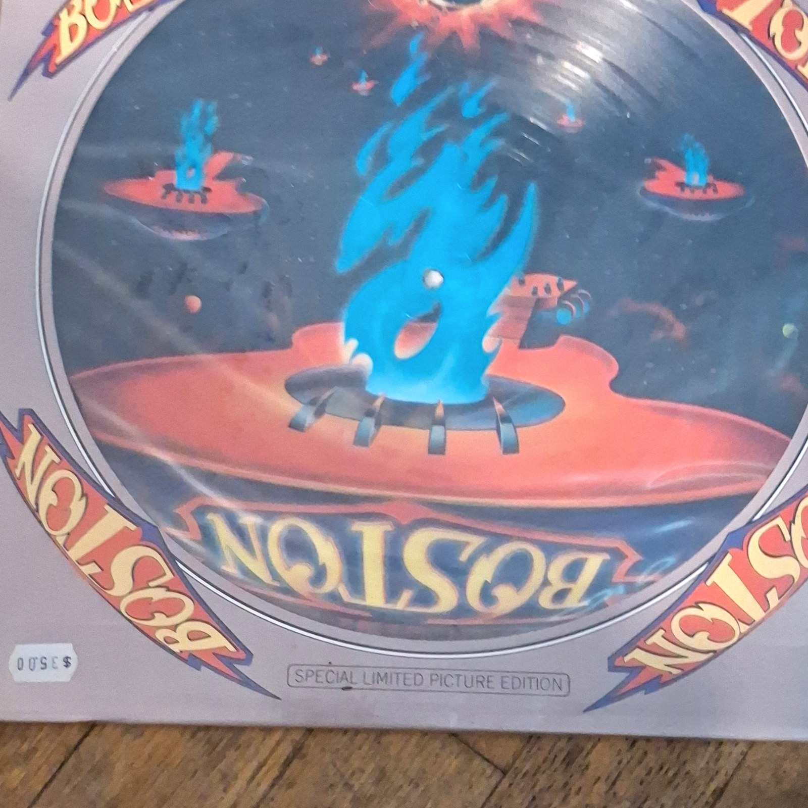 Boston Boston Limited Edition Picture Disc LP Vinyl Epic Rock Record
