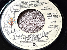 Rare, signed Big Al Downing 45 Promo picture