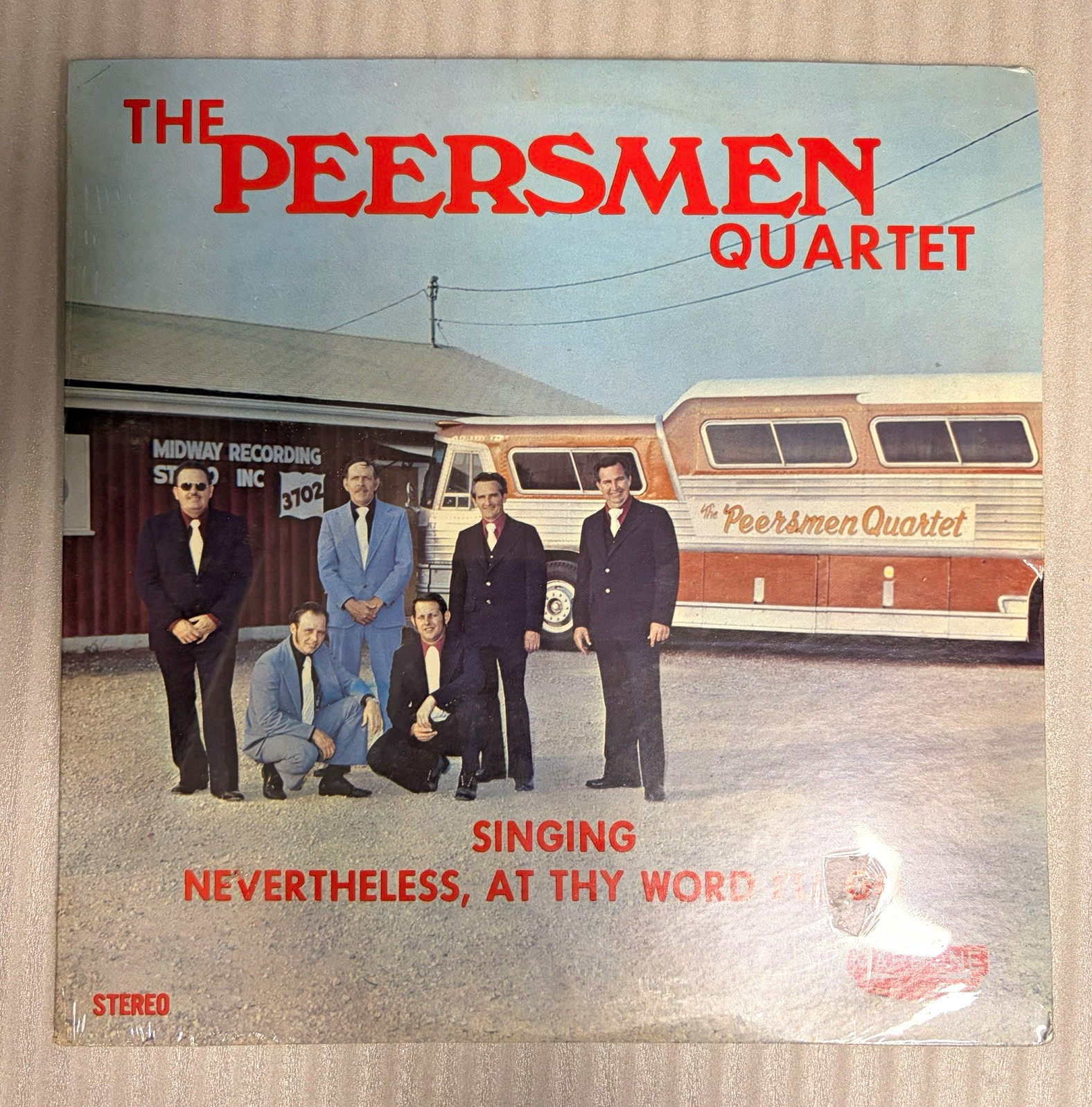 Peersmen Quartet Nevertheless At Thy Word I’ll Go SEALED Gospel LP MS-4805