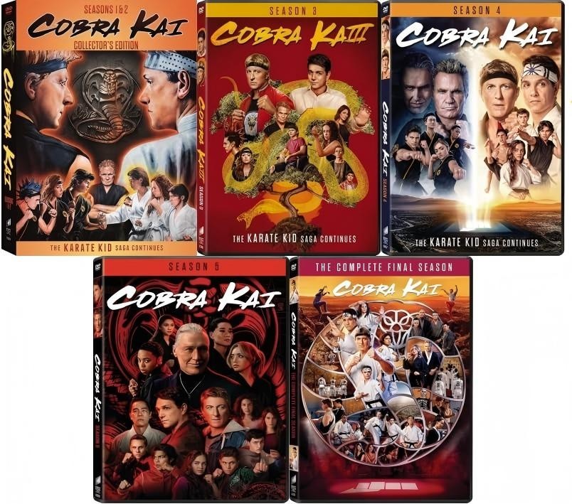 Cobra Kai Complete Series Season 1-6 DVD Sealed 13 DISC 65-Episodes