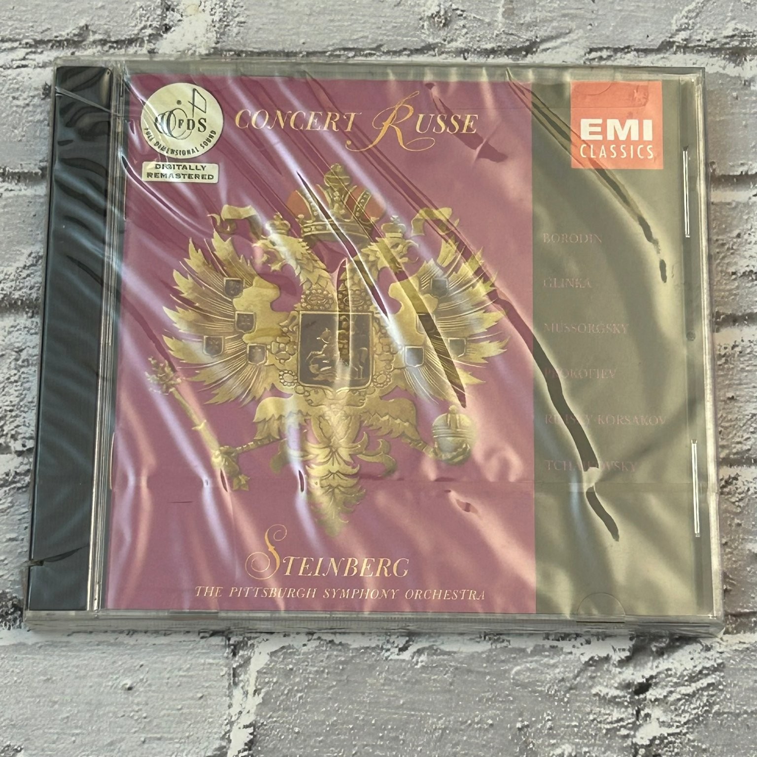 Steinberg Pittsburgh Symphony Concert Russe CD 1999 Classical EMI FDS Remastered