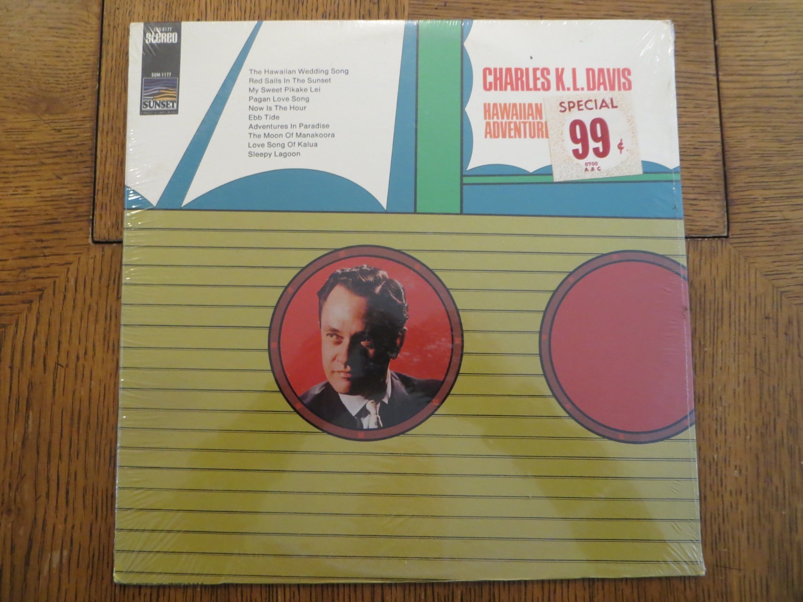 Charles K.L. Davis – Hawaiian Adventure - 1967 Sunset SUS5177 LP NEW SEALED