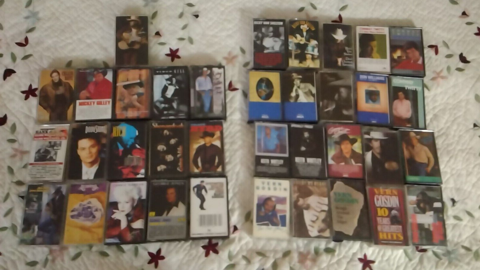 Lot Of 36Country Cassettes 70's-90's Strait, Shelton, Gosdin, Conway, Whitley,